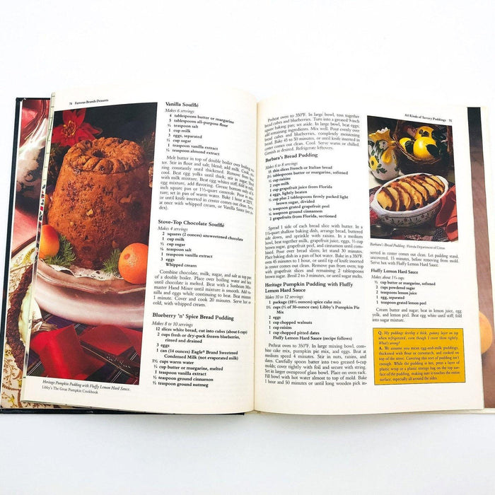 Famous Brands Desserts Volume 1 Hardcover 1985 Baking Recipes Cookbook 10