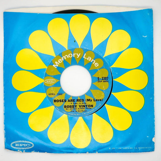 Bobby Vinton Roses Are Red Record 45 RPM Single Memory Lane 1