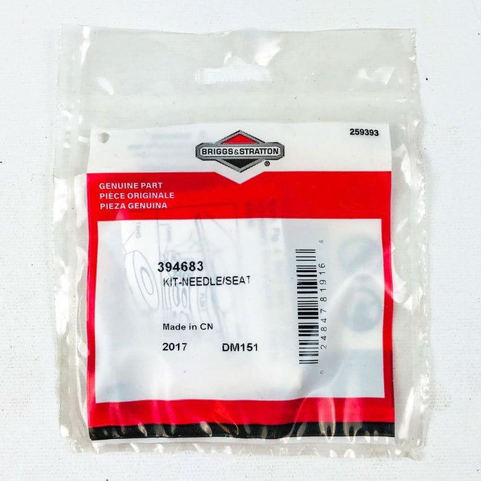 Briggs and Stratton 394683 Needle and Seat Kit Genuine OEM New Old Stock NOS