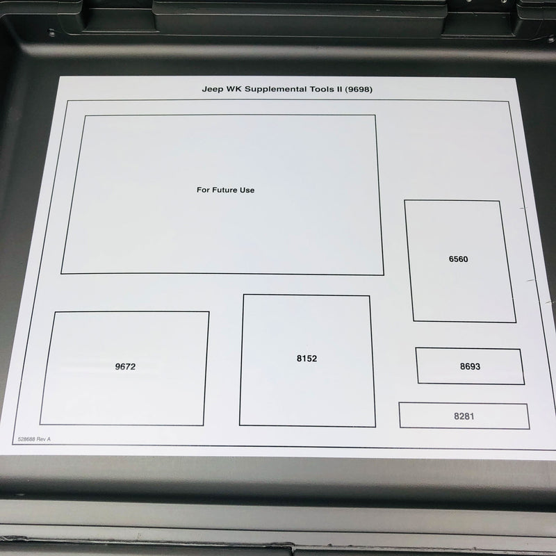 Miller Special Tools 9698 For 2005 Jeep ESSN Special T Kit Supplemental Complete