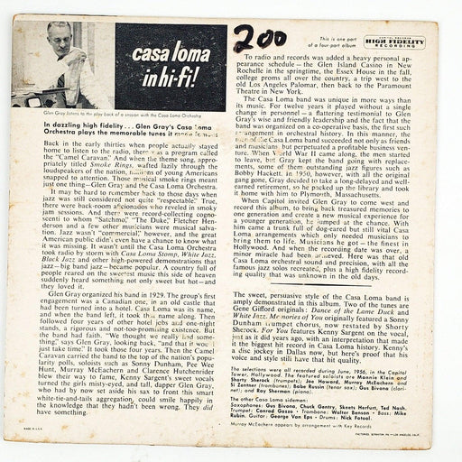 Glen Gray Casa Loma in Hi-Fi Part 2 Record 45 RPM EP Capitol Records 1956 2