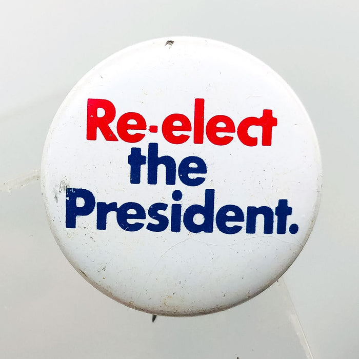 Re-Elect The President Button Pin 1" Committee For Richard Nixon Campaign 7