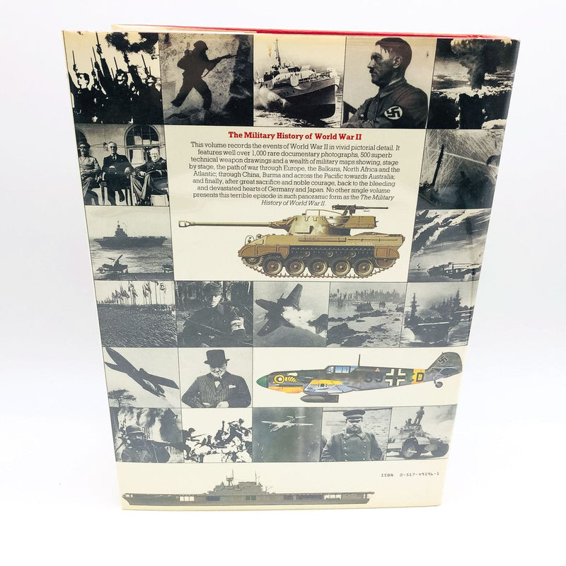 The Military History Of World War 2 Hardcover Barrie Pitt 1988 WW2 Color Maps 12
