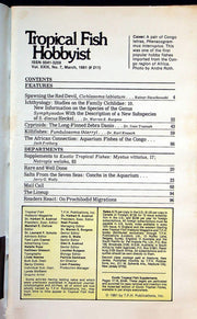 Tropical Fish Hobbyist Magazine March 1981 Vol XXIX No 7 Spawning the Red Devil 2