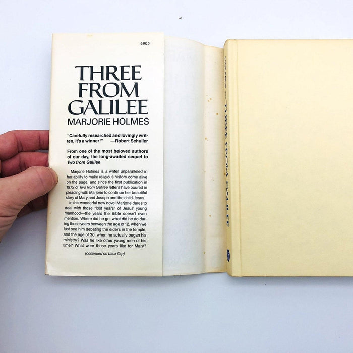 Three From Galilee Hardcover Marjorie Holmes 1985 Lost Years of Jesus Christ 6