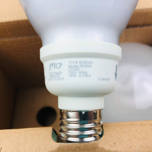 Flood Light Bulb 65W 14W Soft White Long-Life 7 Yr TCP 8030142 R30 Pack of 2 2
