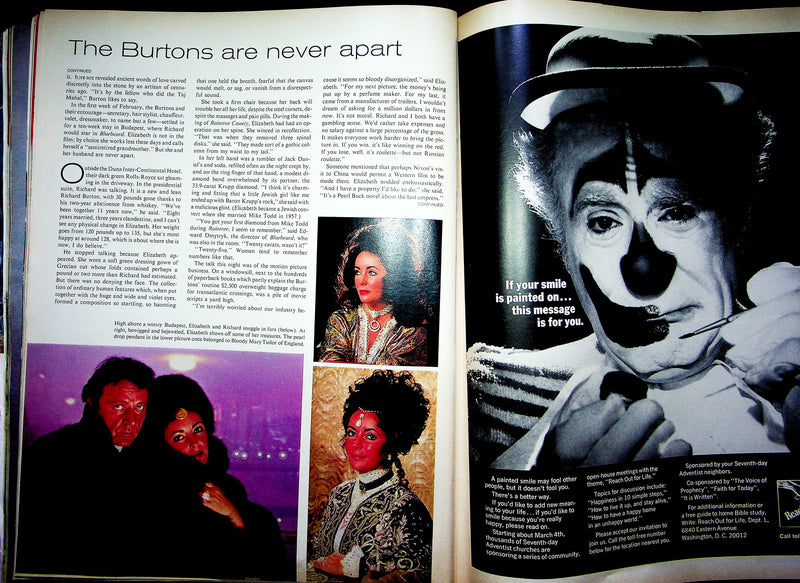 Life Magazine February 25 1972 Elizabeth Liz Taylor Turns 40 Winter Olympics 4