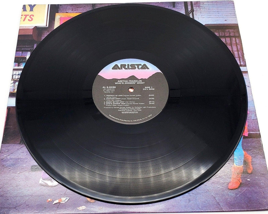 Aretha Franklin Who's Zoomin' Who? 33 RPM LP Record Arista 1985 5