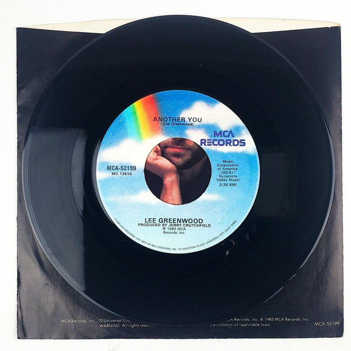 Lee Greenwood IOU Record 45 RPM Single MCA-13897 MCA Records 1983 4
