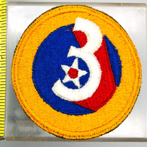 WW2 US Army Air Forces Patch 3rd Air Force Shoulder Sleeve Insignia SSI Snow 2