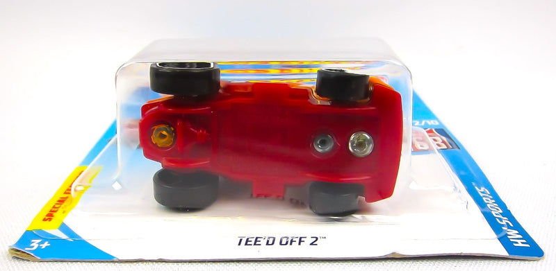 Hot Wheels HW Sports Tee'd Off 2 Red and Blue Tour De Fast Qty 3 NEW Diecast Car 4