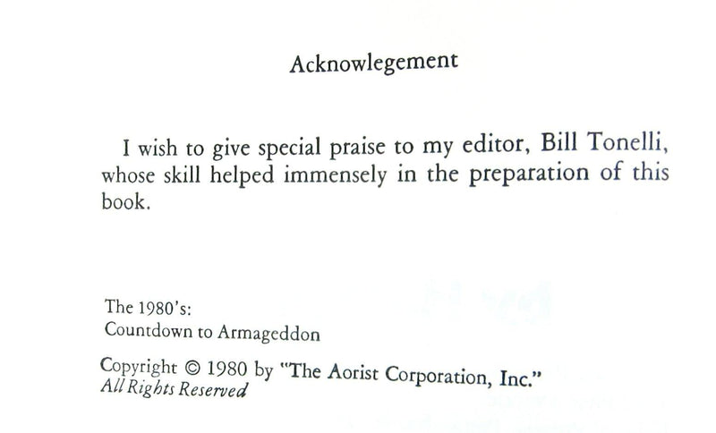 1980's Countdown To Armageddon & Third World War: Hardback - QTY 3 Books | USED 11