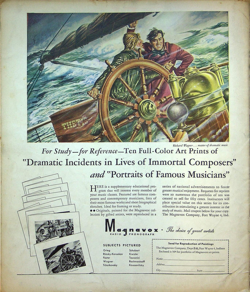 The Etude Music Magazine Oct 1945 Vol LXIII No 10 Concert in Berlin, Sheet Music 3