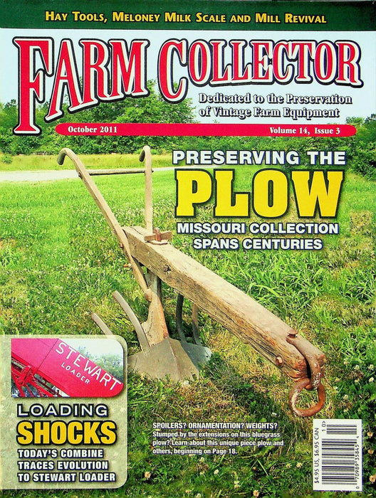 Farm Collector Magazine October 2011 Vol 14 # 3 Meloney Milk Scale