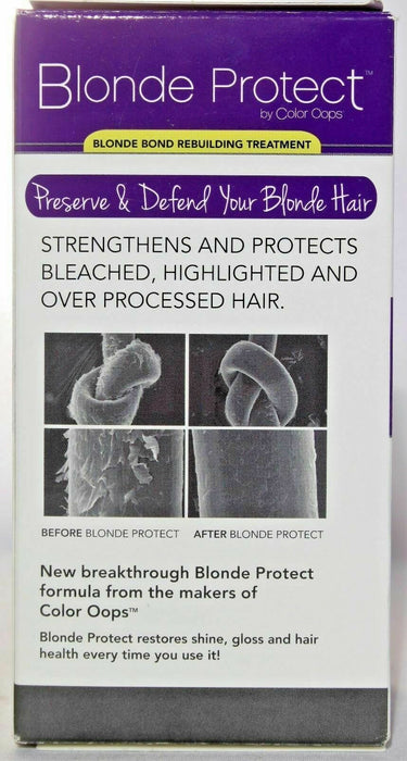 6x Color Oops Blonde Protect Bond Rebuilding Treatment Bleached Highlighted Hair