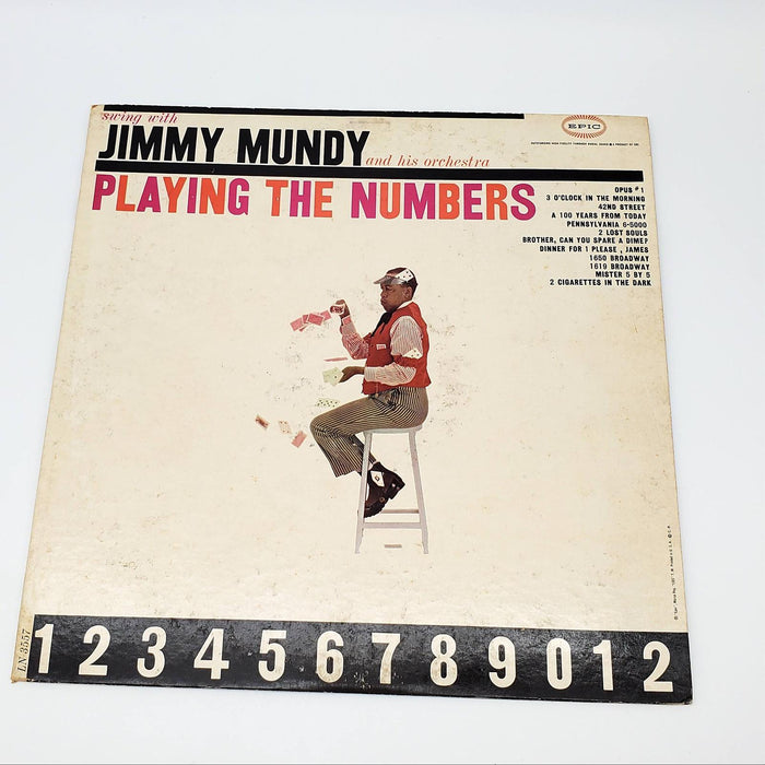 Jimmy Mundy Orchestra Playing The Numbers LP Record Epic 1959 LN 3557 1