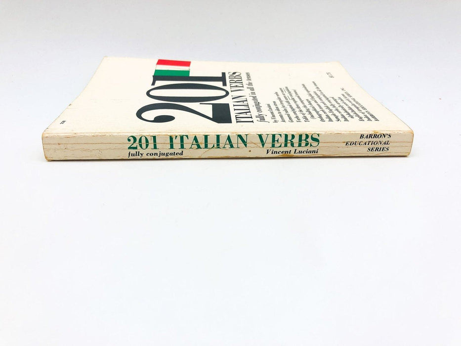 201 Italian Verbs Paperback Vincent Luciani 1966 Fully Conjugated 3