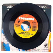 Julio Iglesias & Willie Nelson Girls I've Loved Before Record 45 RPM Single 1984 4