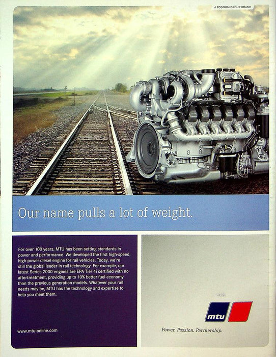 Trains Railroading Magazine March 2012 Vol 72 No 3 Inside CSX's Cumberland Shop