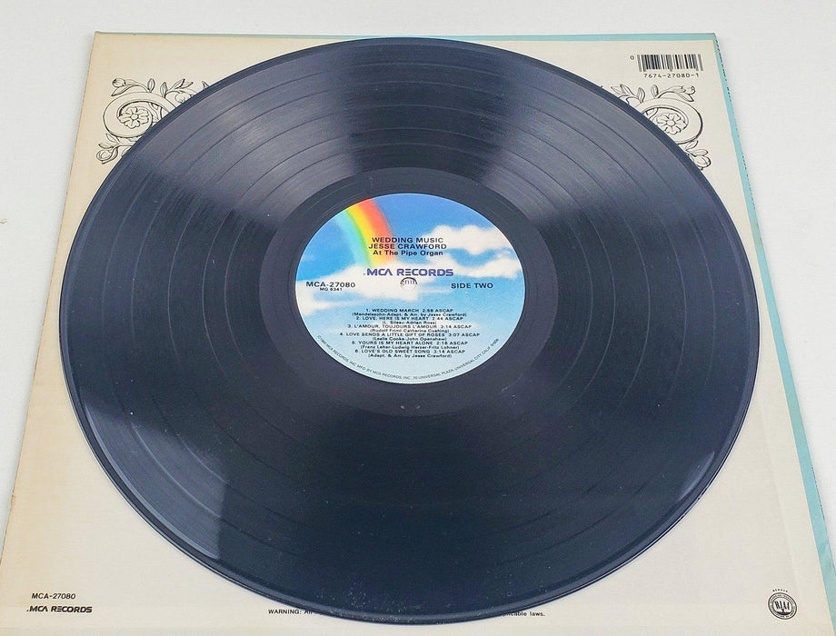 Jesse Crawford Wedding Music 33 RPM LP Record MCA Records 1983 | MCA-27080 6