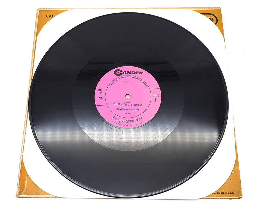 Festival Concert Orchestra William Tell Overture 33 LP Record RCA Camden 1954 5