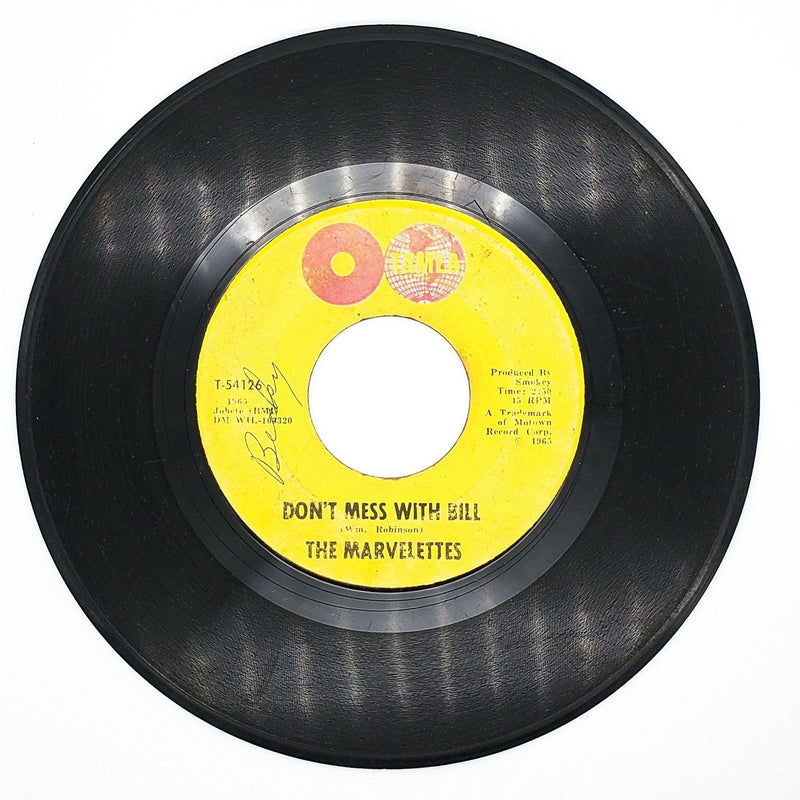 The Marvelettes Don't Mess With Bil 45 RPM Single Record Tamla 1965 T-54126 1