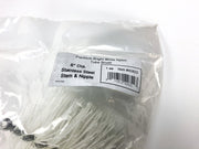 2pk Nylon Tube Brush 6" Single Spiral Food Grade SS Stem Nipple Schaefer 42622 2