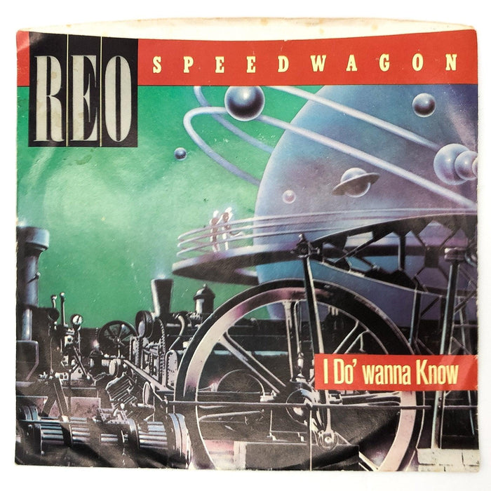 REO Speedwagon I Do' Wanna Know Record 45 RPM Single 34-04659 Epic 1984 1