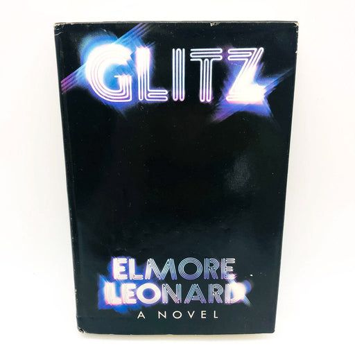 Glitz Hardcover Elmore Leonard 1985 Police Revenge Murder Thriller 1st Edition 1