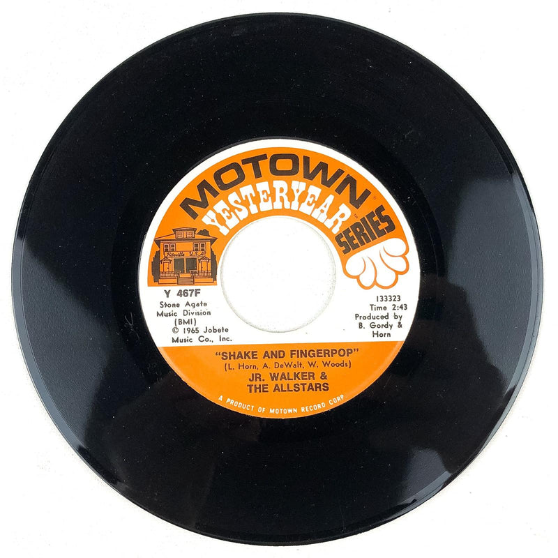 Jr. Walker & the Allstars 45 Record Roadrunner / Shake & Fingerpop Jobete 1965 2