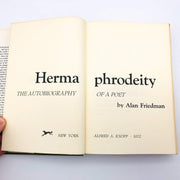 Hermaphrodeity Hardcover Alan Friedman 1972 Woman Man Poet 1st Edition 8