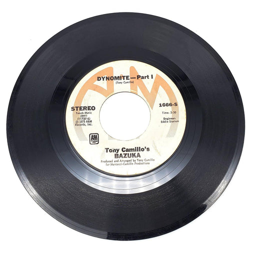 Tony Camillo's Bazuka Dynomite 45 RPM Single Record A&M 1975 1666-S 1