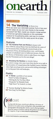 On Earth Magazine 2006 Vol 28 # 2 Hive Collapse, Shasta Dam in Sacramento 2