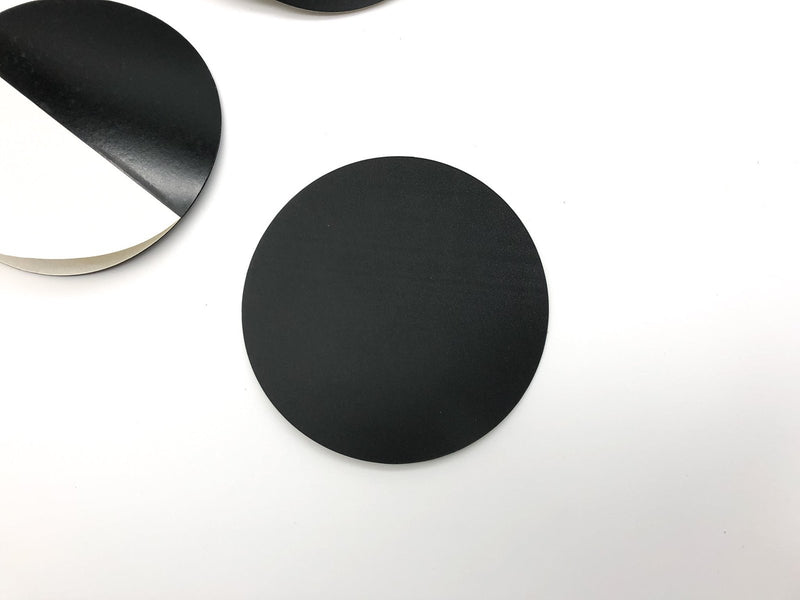 25PK Black Acrylic Circle Discs Round Plexiglas Laser Cut Sheet 5-1/8" x 1/32" 4