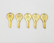 5x Eagle Lock Co 0754 MK Key Blanks Brass USA Made Vintage NOS 3