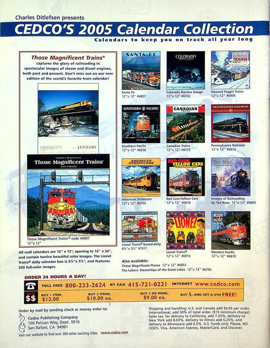 Trains Magazine December 2004 Vol 64 No 12 Fields Of Dreams