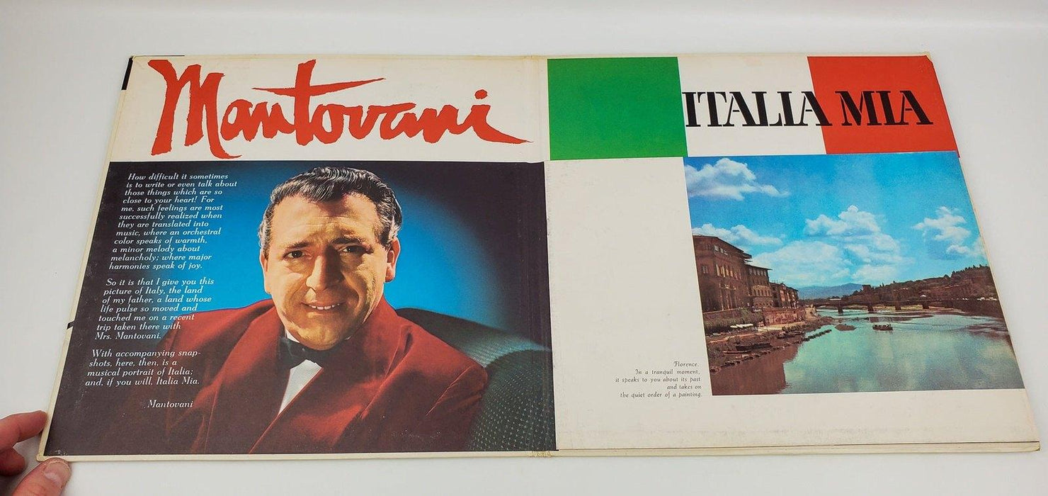 Mantovani And His Orchestra Italia Mia Record 33 RPM LP London 1961 Gatefold 3