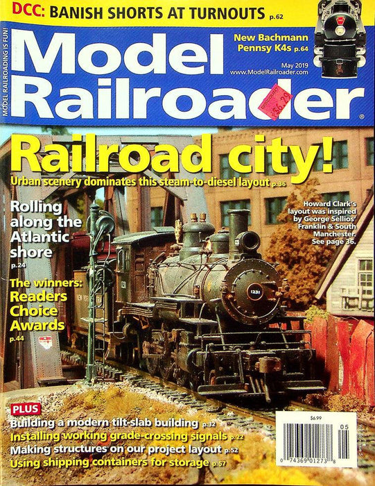 Model Railroader Magazine May 2019 Vol 86 No 5 Atlantic City, Railroad City