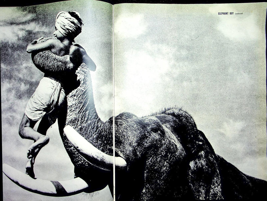 Life Magazine April 1937 Elephant Boy Camera Overseas Lucky Strike Camel Ads