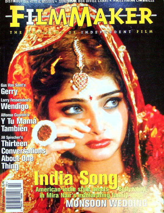 Filmmaker Magazine Winter 2002 India Bollywood Mira Nair Monsoon Wedding