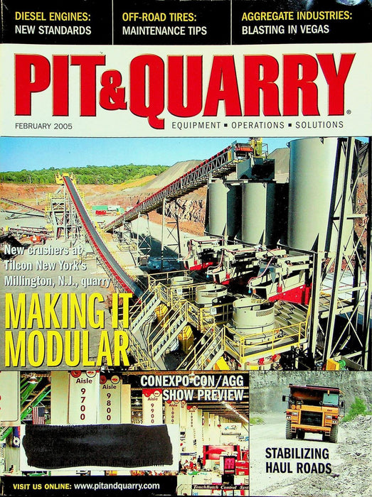 Pit&Quarry Magazine February 2005 Vol 97 # 8 Making It Modular