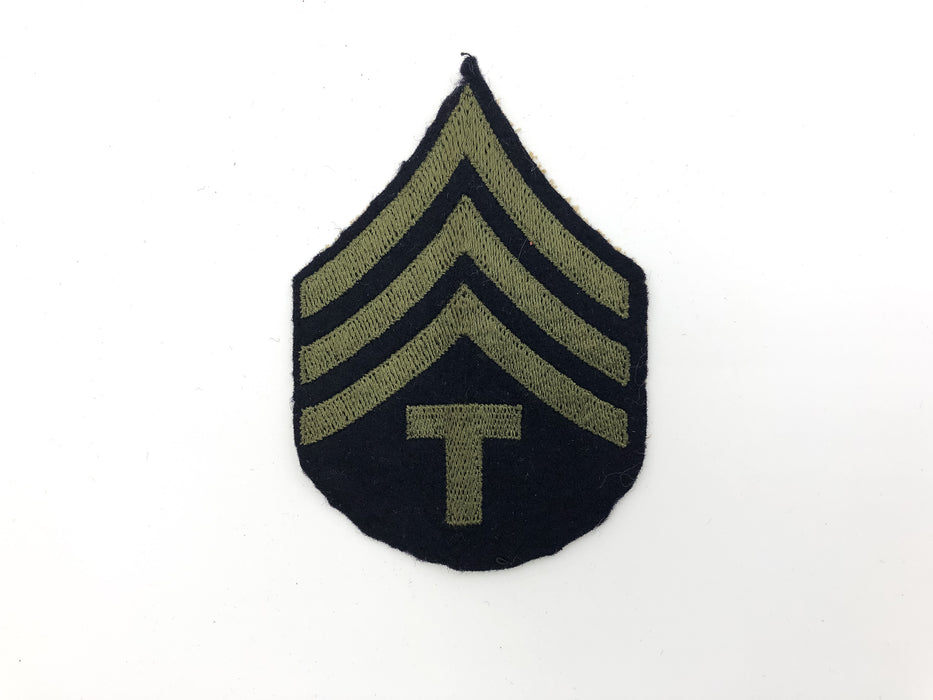 US Army Technician Fourth Grade Chevrons Patch TEC 4 Wool Rank Stripes 2