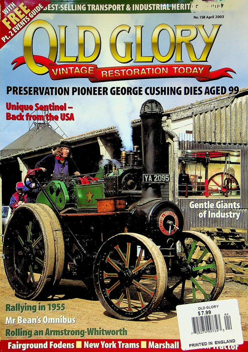 Old Glory Magazine April 2003 # 158 George Cushing Dies Aged 99