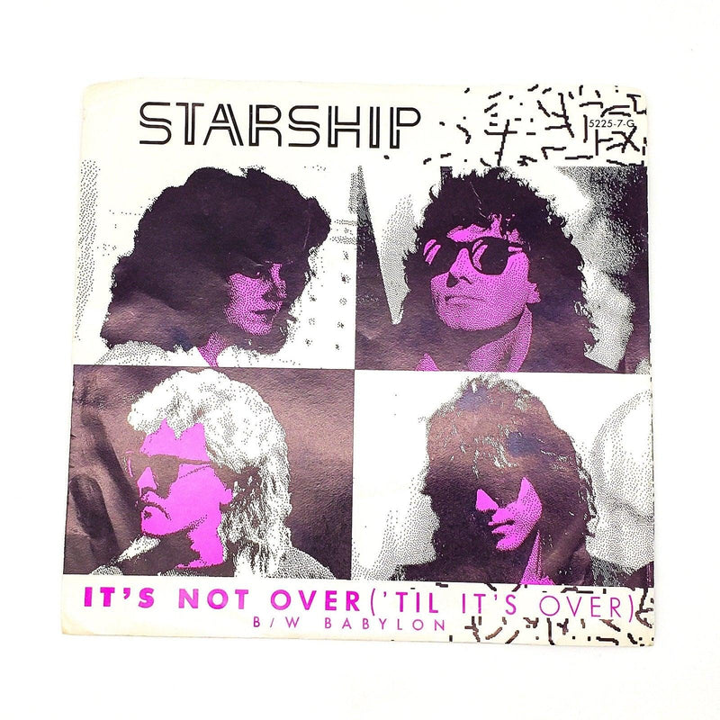 Starship It's Not Over 'Til It's Over 45 RPM Single Record Grunt 1987 PROMO 1