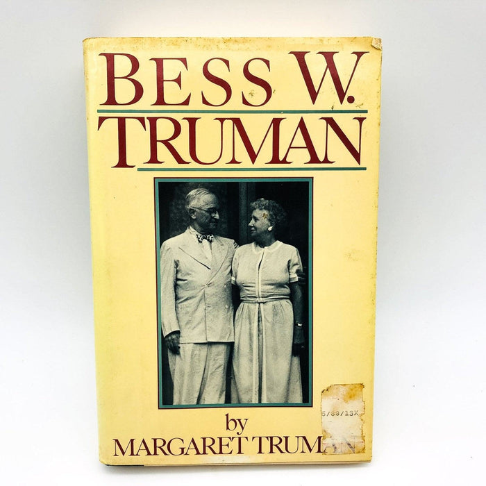 Bess W Truman Hardcover Margaret Truman 1986 President Harry Trumans Wife 1