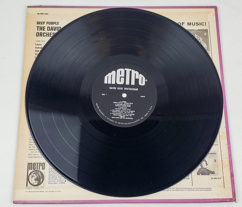David Rose Deep Purple Record LP M-502 Metro 1965 3