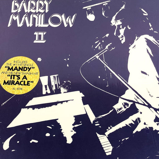 Barry Manilow II Self Titled Vinyl Record 4016 Arista + Song Lyric Sheet 1