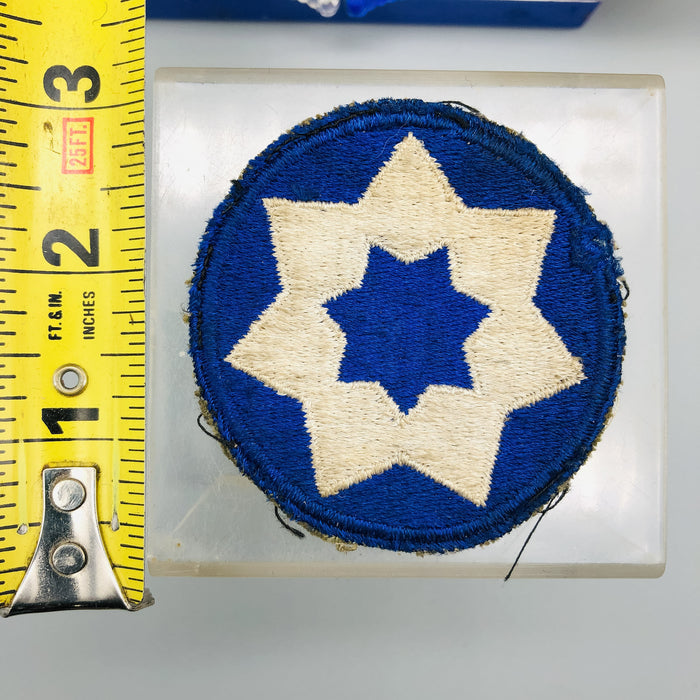 7th Rcdg Patch WW2 US Army Patch 7th Service Command Seventh Shoulder Insignia Vintag ...