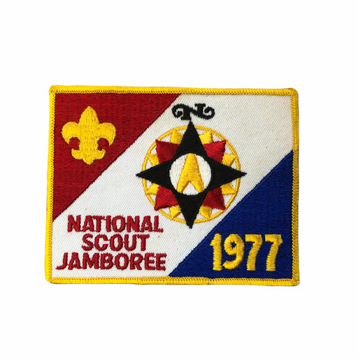 Boy Scouts of America BSA National Scout Jamboree Back Patch 1977 Large Glue On 1