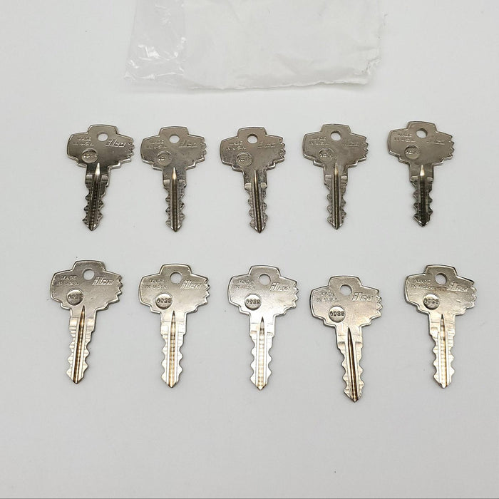 10x Ilco 750 Key Blanks for Arrow (1025) Look Alike Nickel-Plated NOS